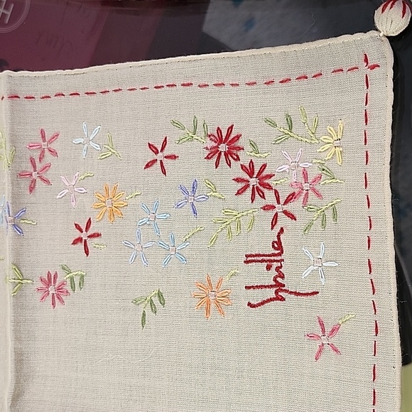 Vintage Handkerchief Cotton handmade embroidery - Picture 5 of 7